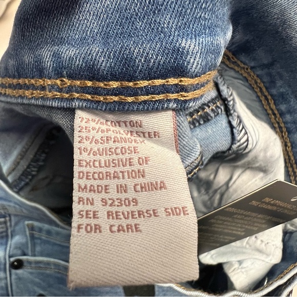 DG2 by Diane Gilman Signature Collection Embellished Straight-Leg Jean Size 12 - Picture 8 of 10